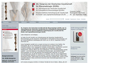 Desktop Screenshot of dgrh-kongress.de